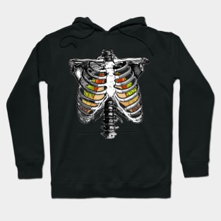 Halloween Couple Taco Skeleton Costume Hoodie